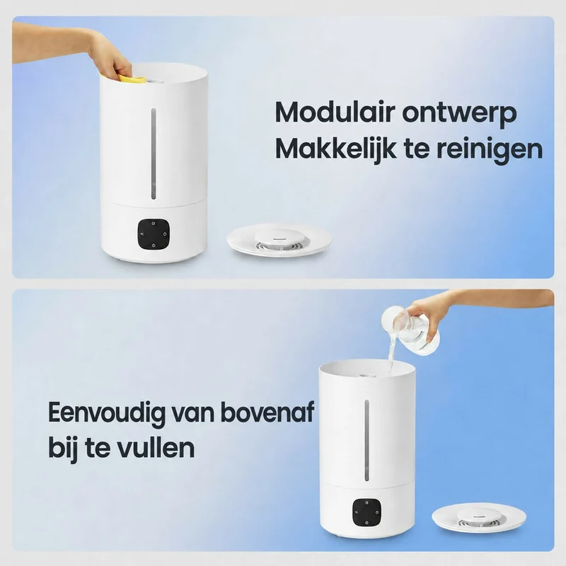 Oryzom AquaMist – Ultrasone technologie met intelligente luchtvochtigheidsregeling voor een aangenaam binnenklimaat
