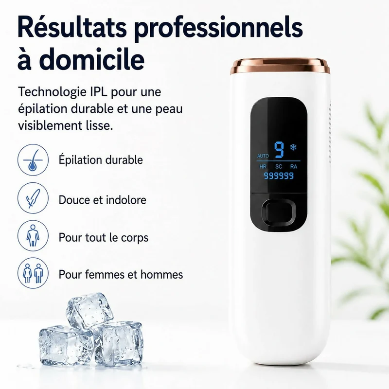 Oryzom ProSilk : technologie IPL avec fonction de refroidissement pour une peau durablement lisse