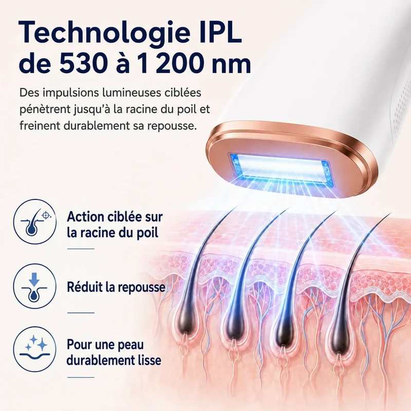 Oryzom ProSilk : technologie IPL avec fonction de refroidissement pour une peau durablement lisse