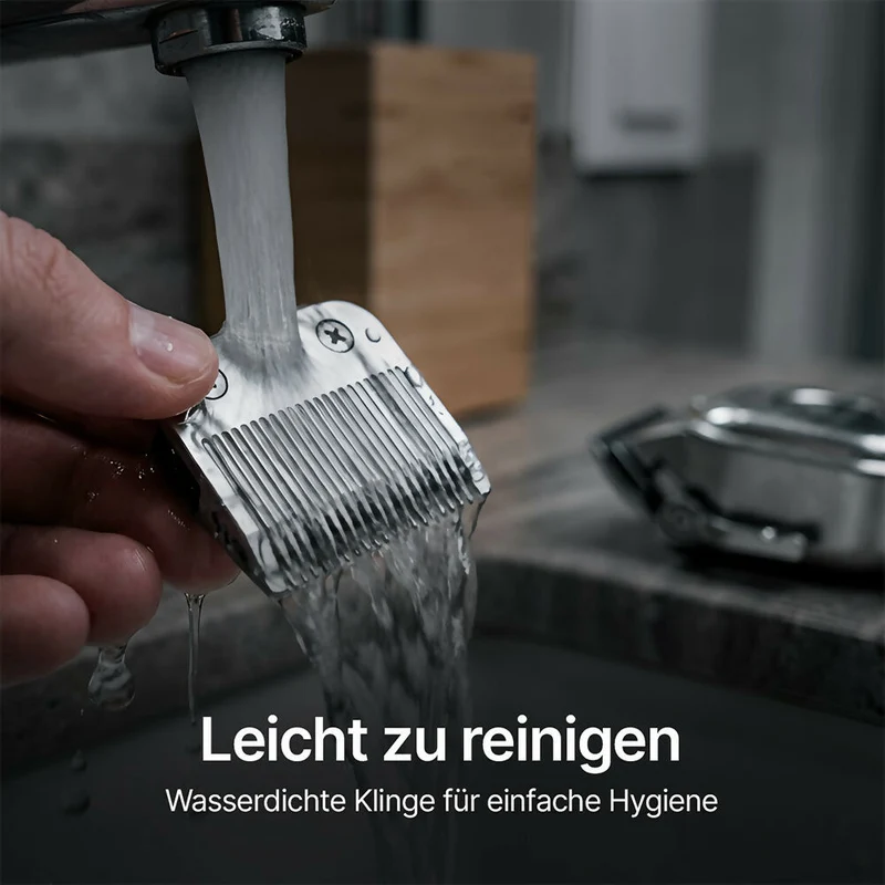 Oryzom ProClip 2.0 – Präzise Edelstahlklingen und kraftvoller Motor für gleichmäßige Schnitte bei Haar & Bart