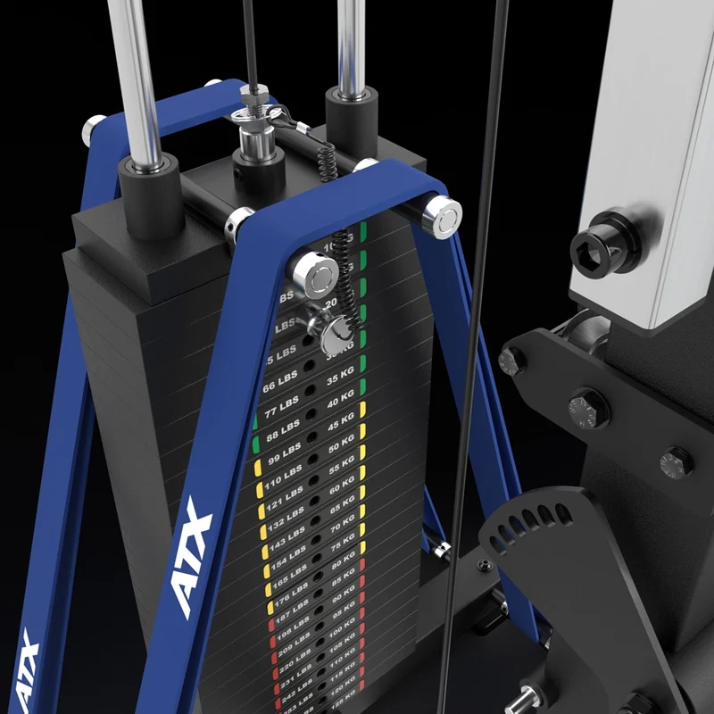 ATX® Half Rack 780 mit Latzug - Steckgewichte