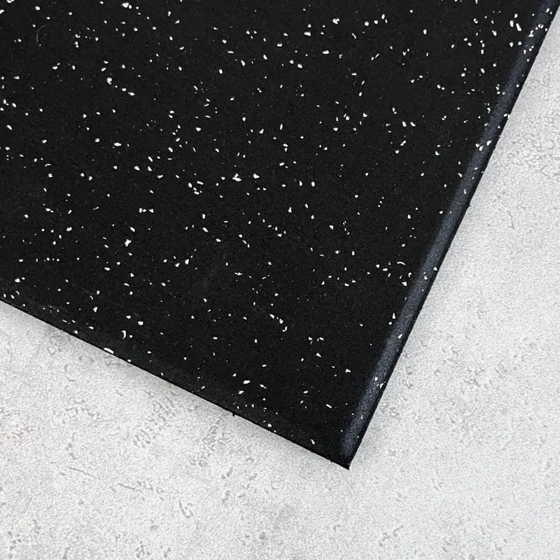 Set 10 Stück - Bodenschutzmatte Stardust 5% EPDM Overlayer 1000 x 1000