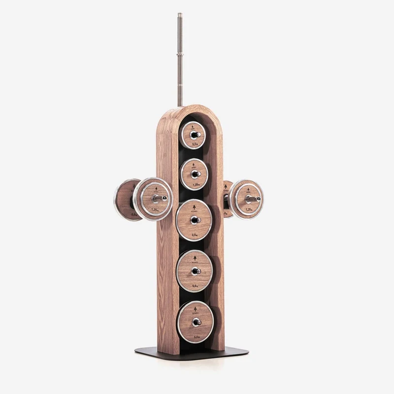 NOHrD WeightPlate Tower - in 6 Holzarten