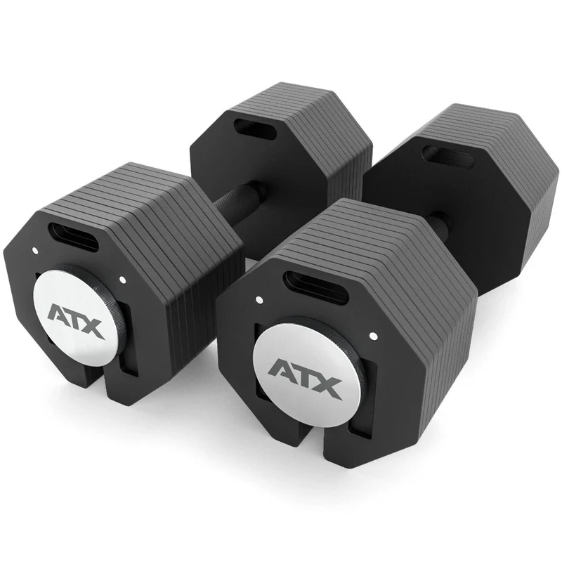 ATX® Verstellbare Kurzhanteln - Octa Dumbbells - 2 x 53 kg