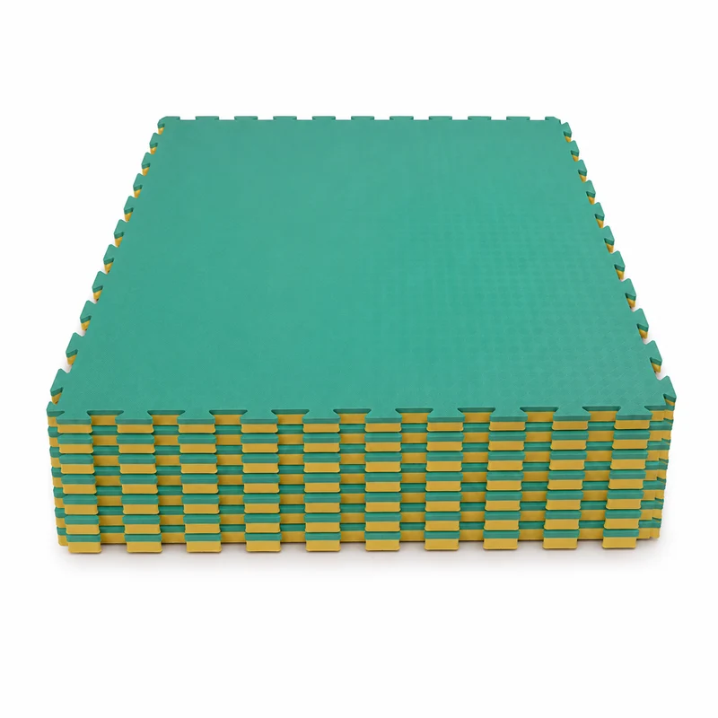 Kampfsportmatte Double Competition Profi 100x100x2,0cm - Set 10 Stück