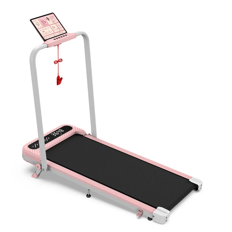 TM037 Walking Pad Laufband mit Bosch® Motor, klappbar & mit Steigung – Rosa