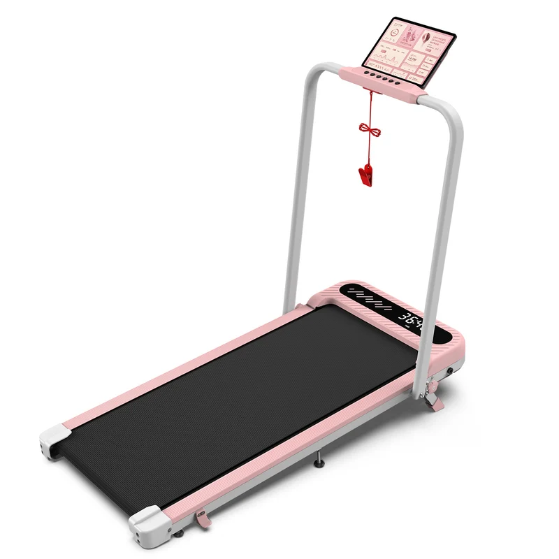 TM037 Walking Pad Laufband mit Bosch® Motor, klappbar & mit Steigung – Rosa