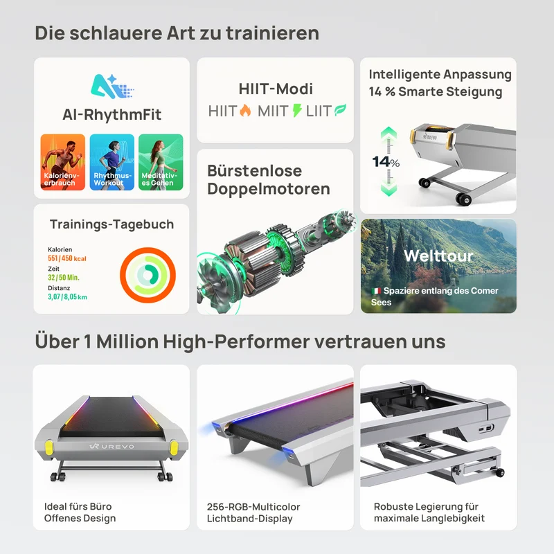 UREVO CyberPad for Office Smart Laufband