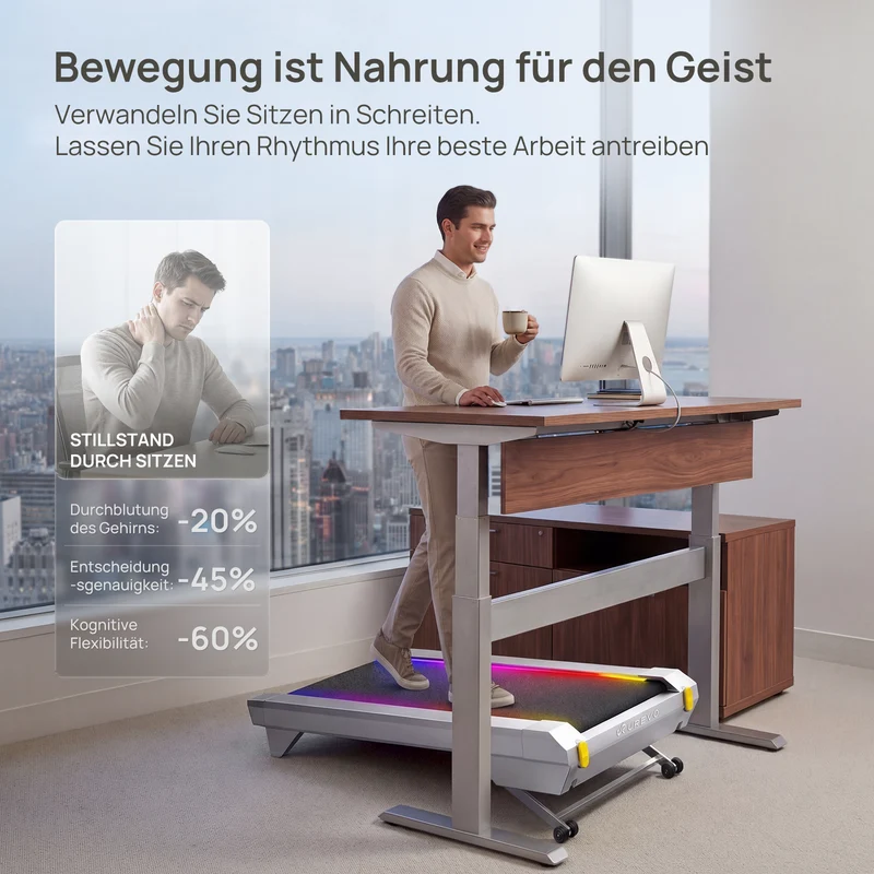 UREVO CyberPad for Office Smart Laufband