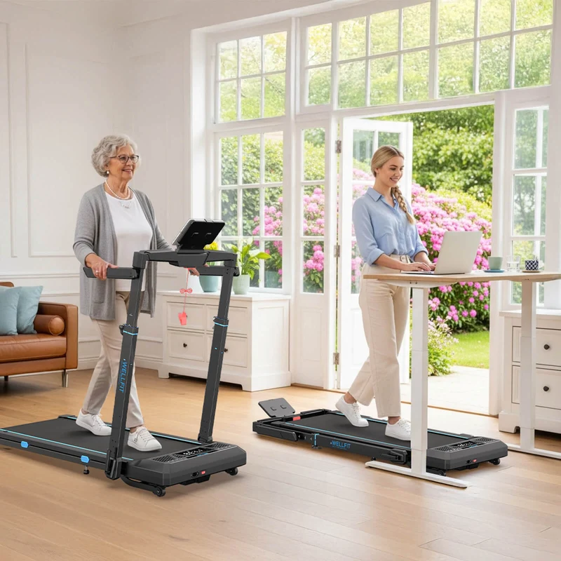 TM032 Laufband mit Bosch® Motor, höhenverstellbar & mit 10 % Auto-Steigung