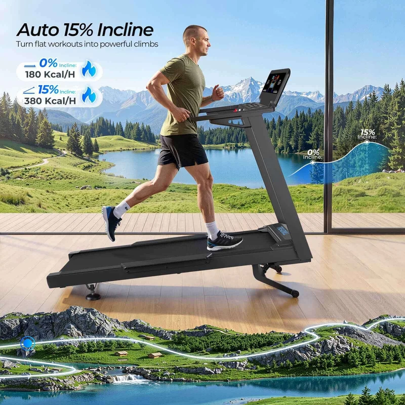 TM029 Pro Laufband mit Bosch® Motor – Vorbestellung | 15 % Auto-Steigung & 227 kg Tragfähigkeit