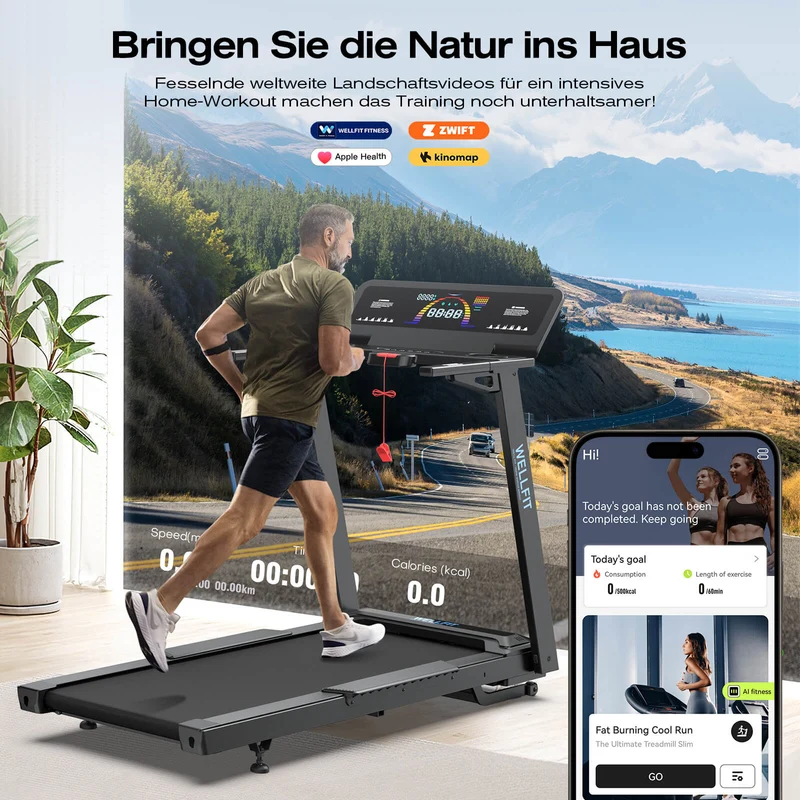 TM029 Pro Laufband mit Bosch® Motor – Vorbestellung | 15 % Auto-Steigung & 227 kg Tragfähigkeit