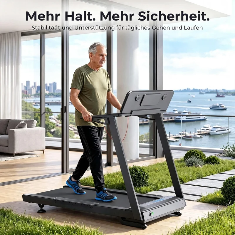 TM029 Pro Laufband mit Bosch® Motor – Vorbestellung | 15 % Auto-Steigung & 227 kg Tragfähigkeit