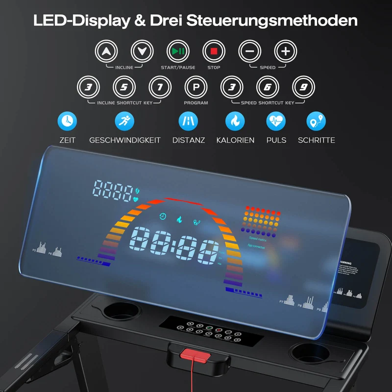 TM029 Pro Laufband mit Bosch® Motor – Vorbestellung | 15 % Auto-Steigung & 227 kg Tragfähigkeit