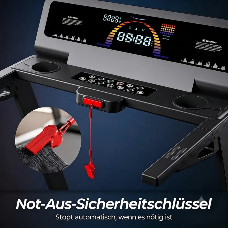 TM029 Pro Laufband mit Bosch® Motor – Vorbestellung | 15 % Auto-Steigung & 227 kg Tragfähigkeit