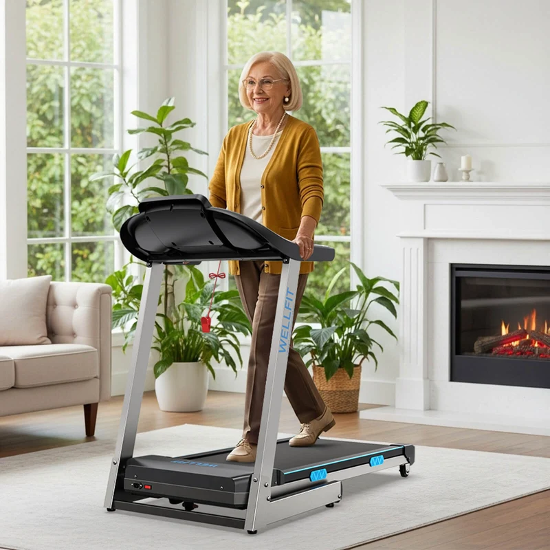 TM007 Laufband mit Bosch® Motor – Vorbestellung | Klappbar, 15 % Auto-Steigung & bis 200 kg belastbar