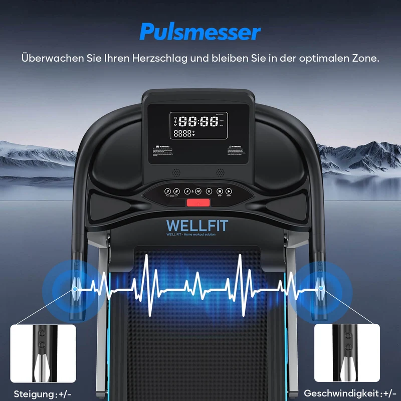 TM007 Laufband mit Bosch® Motor – Vorbestellung | Klappbar, 15 % Auto-Steigung & bis 200 kg belastbar