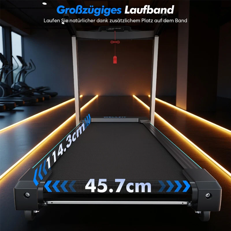TM007 Laufband mit Bosch® Motor – Vorbestellung | Klappbar, 15 % Auto-Steigung & bis 200 kg belastbar