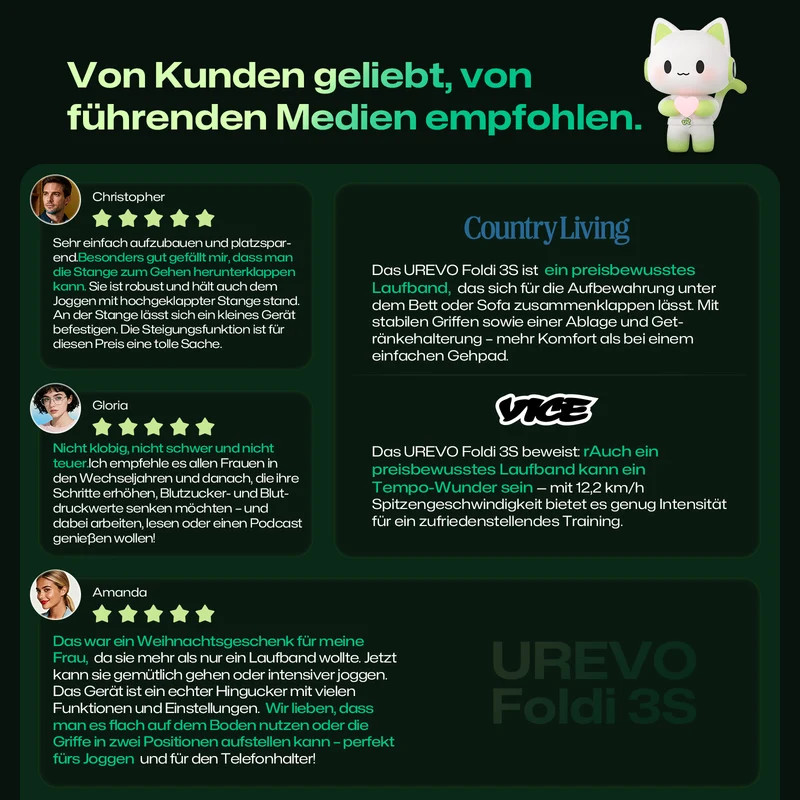 UREVO Foldi 3S Smart Laufband