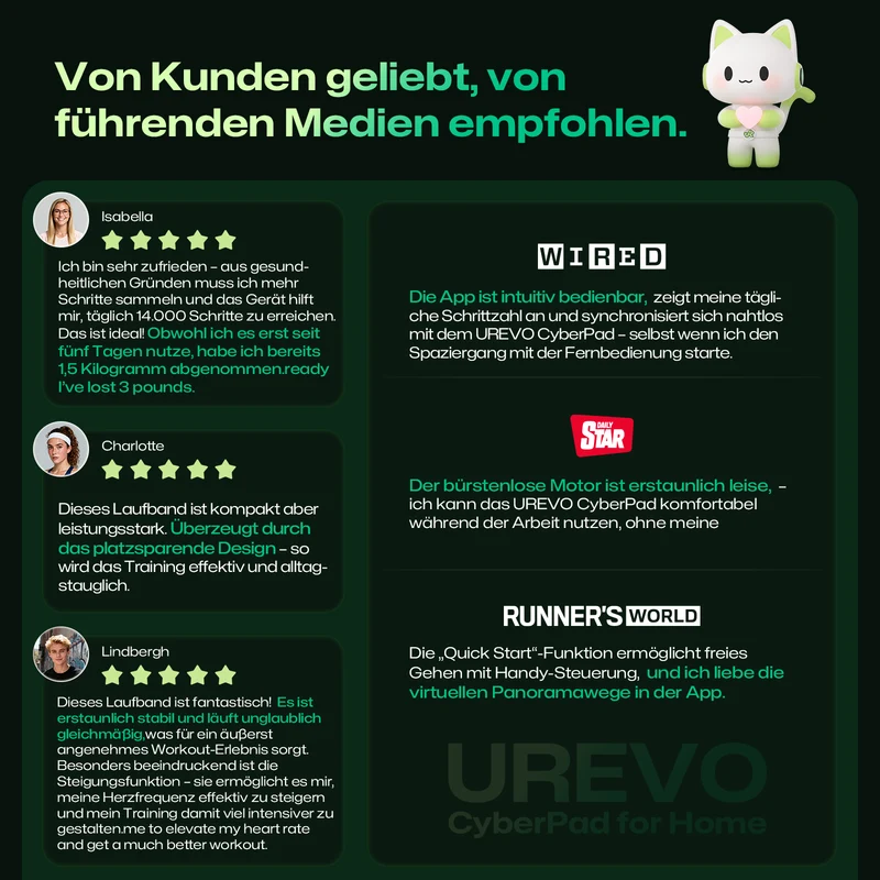UREVO CyberPad for Home Smart Laufband