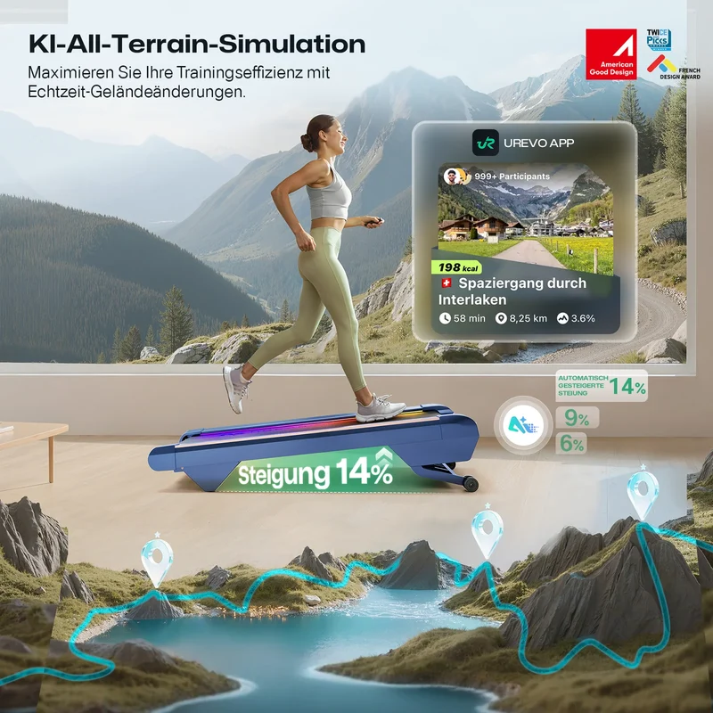 UREVO CyberPad for Home Smart Laufband