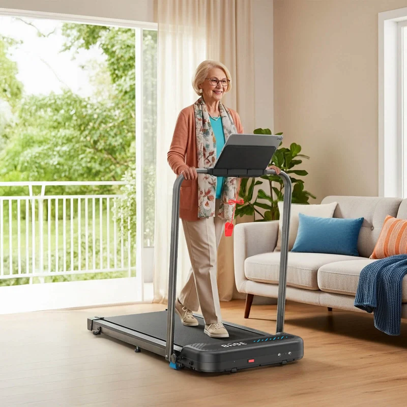 TM037 Laufband mit Bosch® Motor, klappbar & mit Steigung für Zuhause