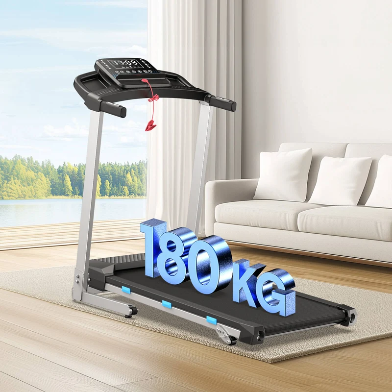 TM015 Laufband mit Bosch® Motor, klappbar, mit Steigung & Haltegriffen – bis 180 kg belastbar