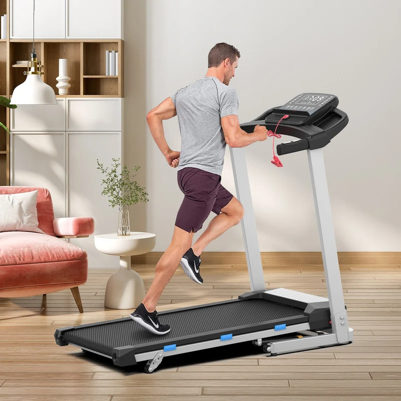 TM015 Laufband mit Bosch® Motor, klappbar, mit Steigung & Haltegriffen – bis 180 kg belastbar