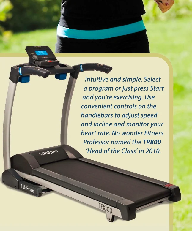 LifeSpan Fitness Treadmill TR800 - OPEN BOX OFFER!