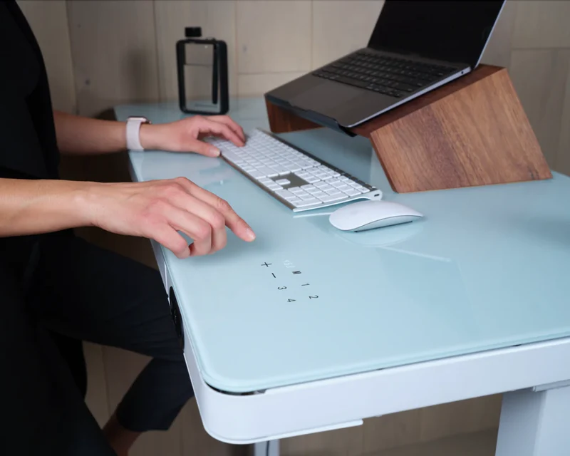 LifeSpan TR1200-Power Treadmill Desk with Glass Standing Desk and Smart Console SC130