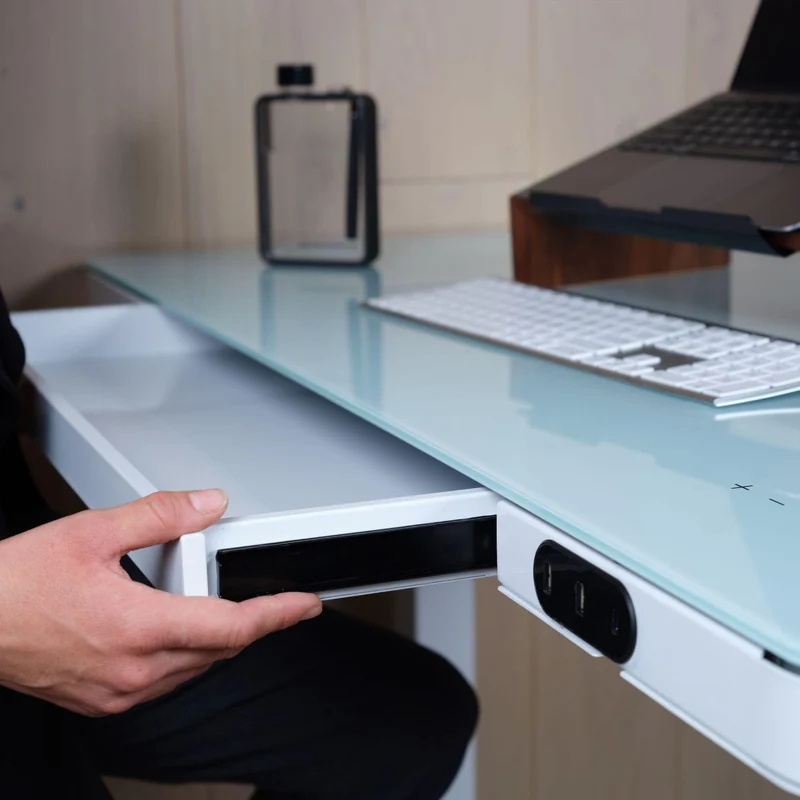 LifeSpan Glass Standing Desk