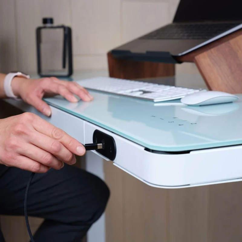 LifeSpan Glass Standing Desk
