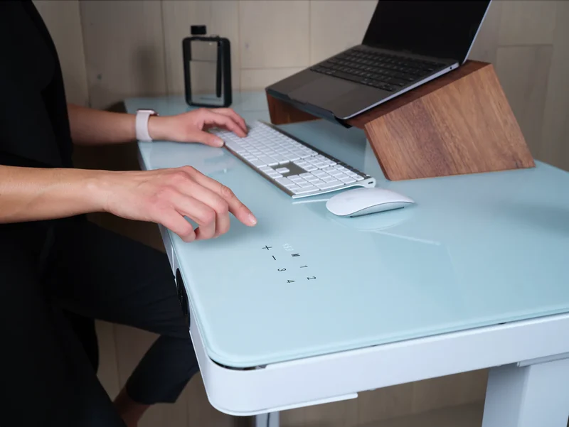 LifeSpan Glass Standing Desk