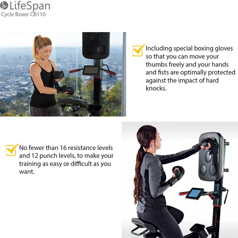 LifeSpan Fitness Cycle Boxer Hometrainer Box-Trainer CB110 - SHOWMODEL!