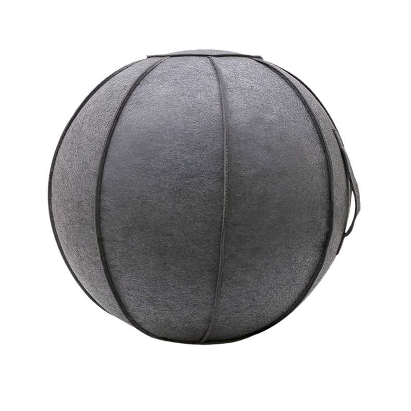 LifeSpan Fitness Workplace Office Chair Yoga Ball - Charcoal Felt