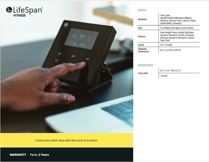 LifeSpan Smart Console (SC130)