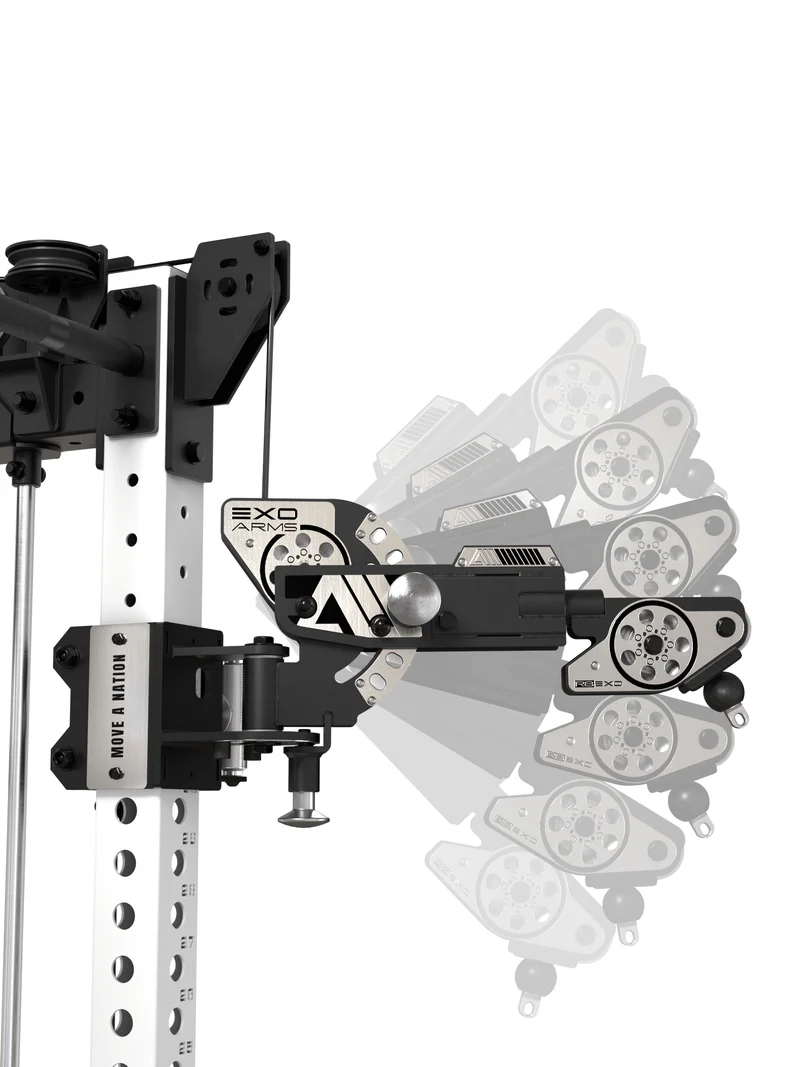 R8 Bradley EXO | 2x95kg | Power Rack | 42cm | Weiß
