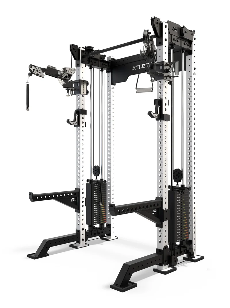 R8 Bradley EXO | 2x95kg | Power Rack | 42cm | Weiß