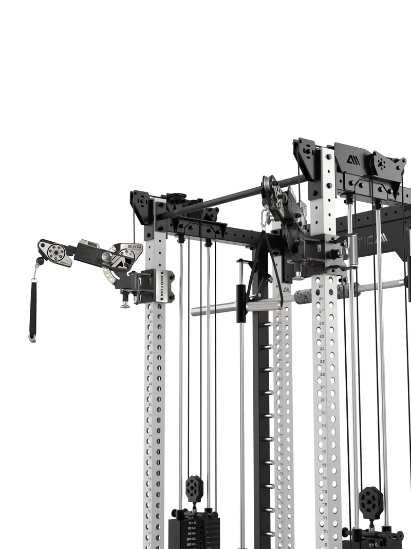 R8 Bradley EXO | 2x95kg | Power Rack | 42cm | Weiß