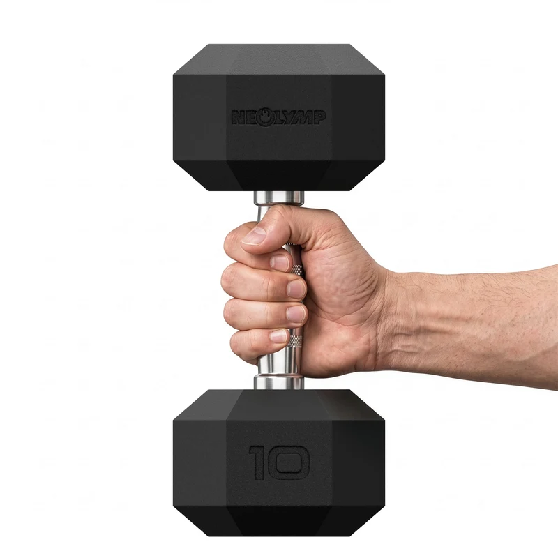 Hexagon Hanteln mit TPU-Ummantelung, 2er Sets 1 bis 50 kg