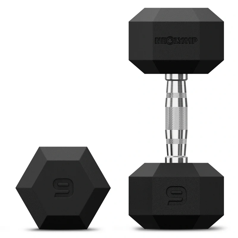 Hexagon Hanteln mit TPU-Ummantelung, 2er Sets 1 bis 50 kg