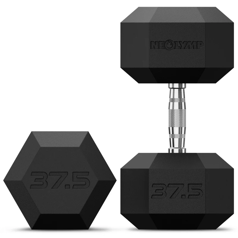 Hexagon Hanteln mit TPU-Ummantelung, 2er Sets 1 bis 50 kg