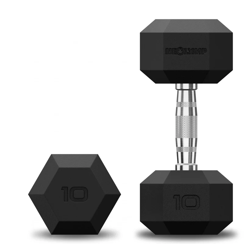 Hexagon Hanteln mit TPU-Ummantelung, 2er Sets 1 bis 50 kg