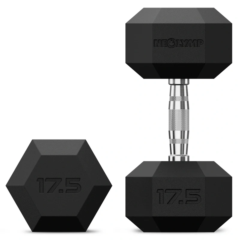 Hexagon Hanteln mit TPU-Ummantelung, 2er Sets 1 bis 50 kg
