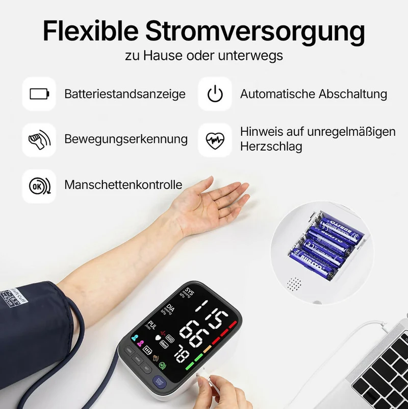 Blutdruckmessgerät V8 Ultra – Next-Gen Präzisionssensor für klinisch genaue Messungen