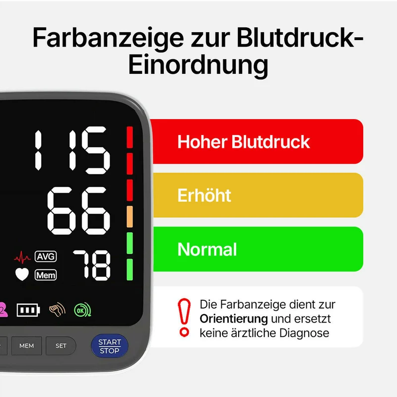 Blutdruckmessgerät V8 Ultra – Next-Gen Präzisionssensor für klinisch genaue Messungen