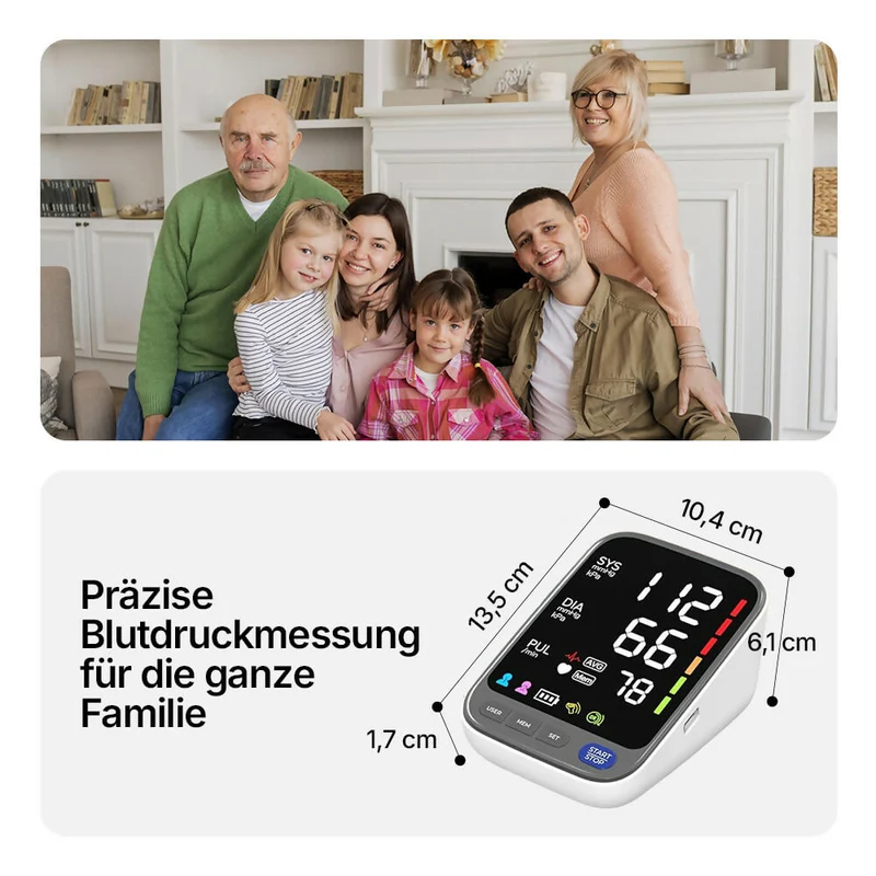Blutdruckmessgerät V8 Ultra – Next-Gen Präzisionssensor für klinisch genaue Messungen