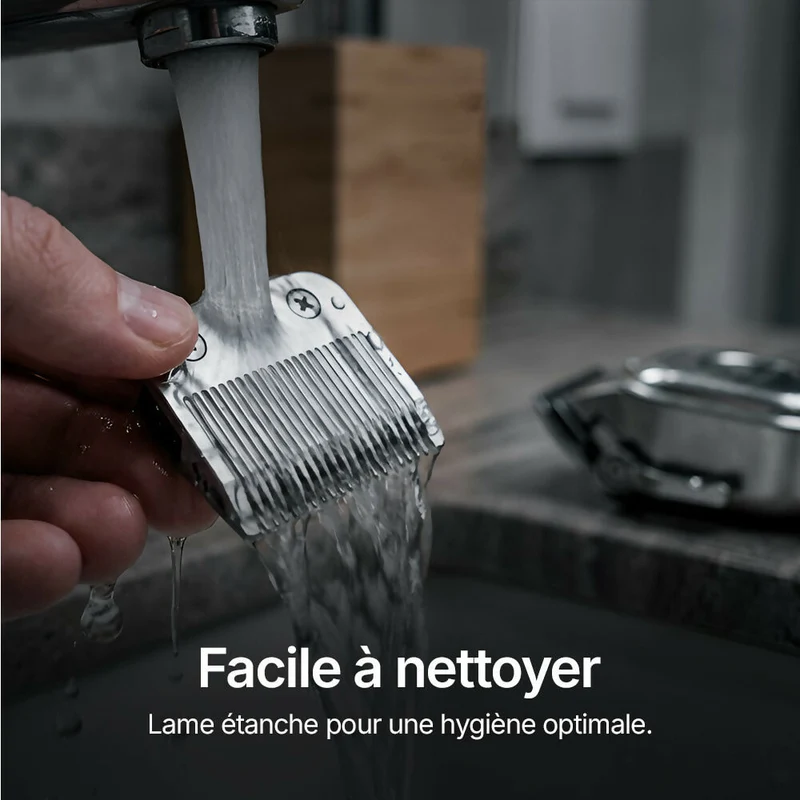Oryzom ProTrim 2.0 – Lames en acier inoxydable précises et moteur puissant pour des coupes uniformes des cheveux et de la barbe