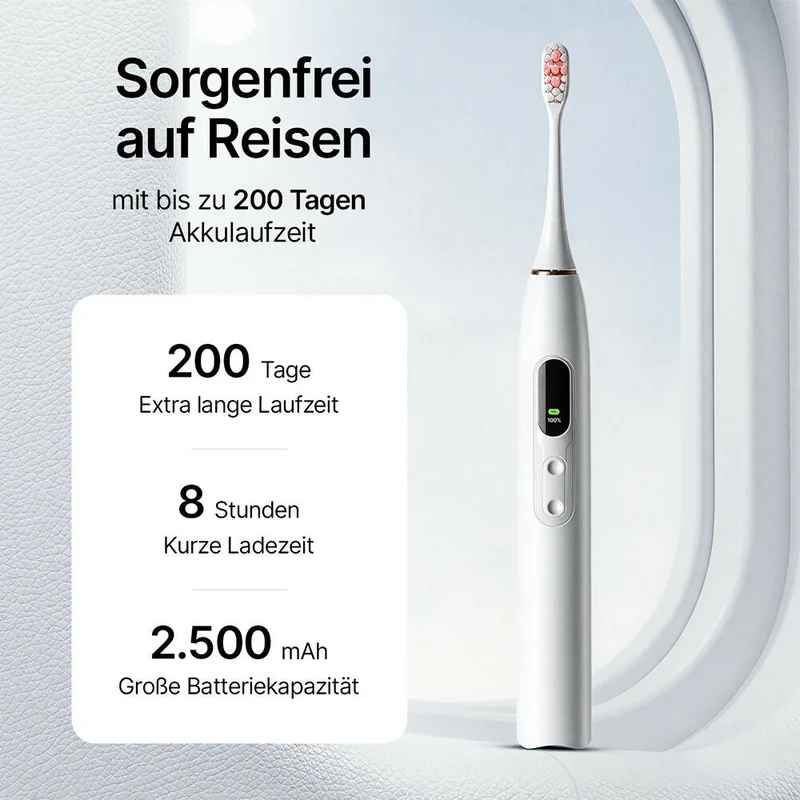 Oryzom ProSonic V1 – Professionelle Zahnreinigung mit Schalltechnologie für glattere Zähne und optimale Mundhygiene