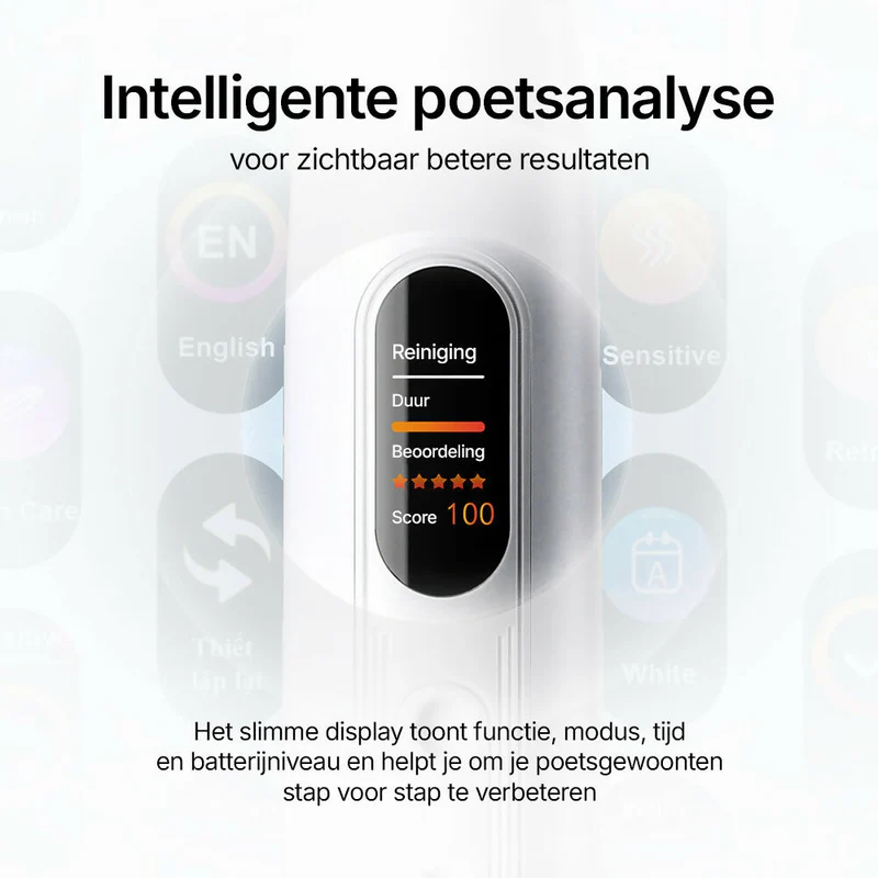 Oryzom ProSonic V1 – Professionele tandreiniging met sonic-technologie voor gladdere tanden en optimale mondhygiëne